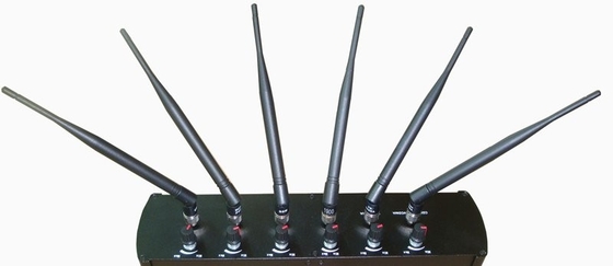 Molde ajustable de WiFi 2.4G del L1 de GPS del inhibidor de la señal del teléfono celular de las antenas de la mesa 6