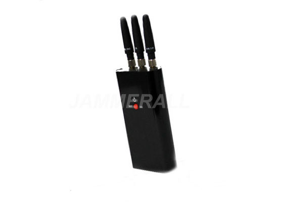 calidad  3 Antennas Portable Cell Phone Jammer , Mini - Pocket Size Mobile Signal Jammer fábrica