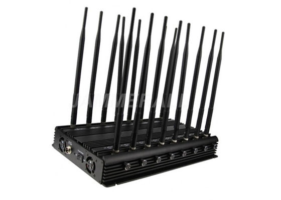 calidad  16 Antennas UHF VHF Jammer , All - In - One Cell Phone Signal Blocker fábrica