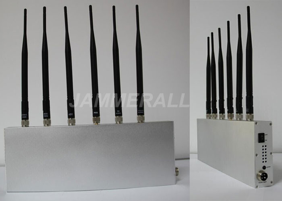 Inhibidor de la señal del teléfono celular de 6 antenas, 3G potente/emisión de la señal de WiFi